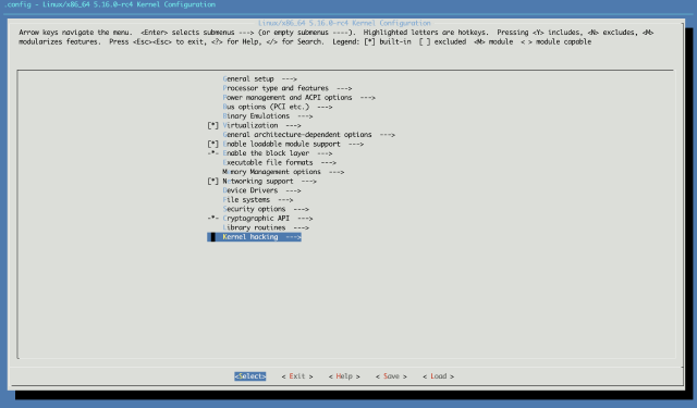 Menu Config